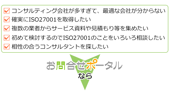 ISO9001取得・更新支援検討のお困りごと